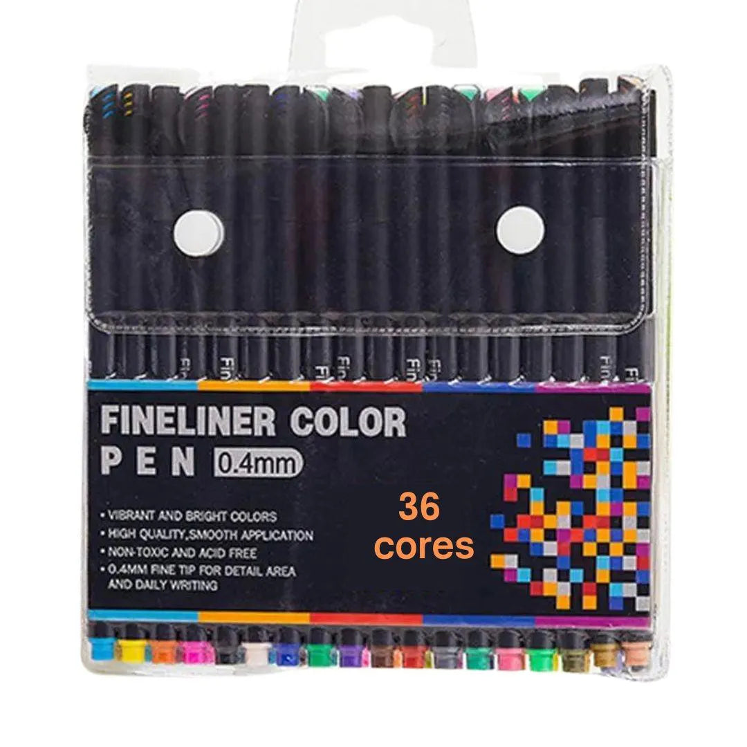 Caneta fine liner Caneta de ponta fina 0,4 mm Caneta para desenho e pintura Caneta com tinta à base de água Caneta de cores vibrantes, Caneta fine liner Caneta de ponta fina 0,4 mm Caneta para desenho e pintura Caneta com tinta à base de água Caneta de cores vibrantes