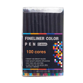 Caneta fine liner Caneta de ponta fina 0,4 mm Caneta para desenho e pintura Caneta com tinta à base de água Caneta de cores vibrantes, Caneta fine liner Caneta de ponta fina 0,4 mm Caneta para desenho e pintura Caneta com tinta à base de água Caneta de cores vibrantes