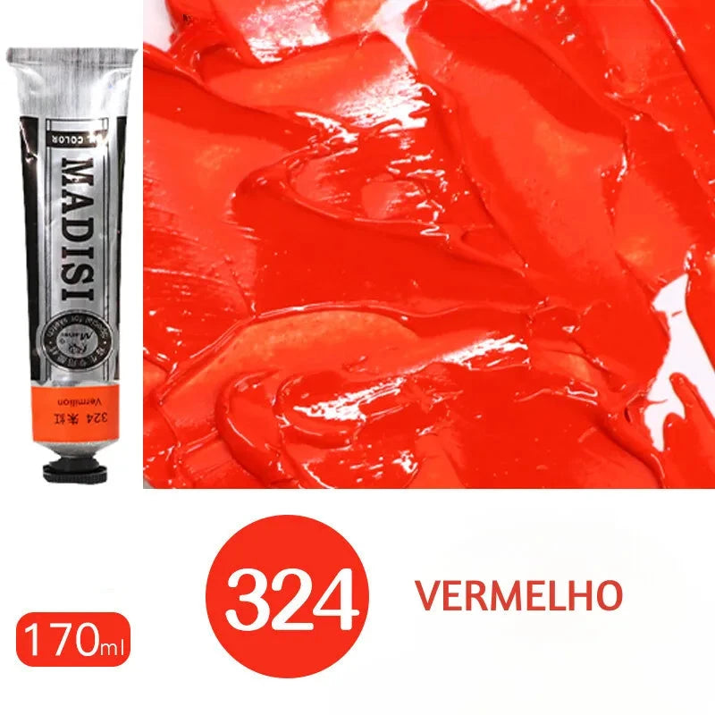 Tinta a óleo para artistas
Tinta a óleo de alta qualidade
Tinta a óleo para tela
Tinta a óleo para vidro
Tinta artística de 170ml
Tintas a óleo profissionais
Tubo de tinta a óleo grande Tinta a Óleo de Alta Qualidade para Artistas, embalada em um tubo de alumínio de 170ml. Ideal para uso em tela, vidro, papel e outras superfícies artísticas. Oferece cores vibrantes, secagem lenta e cobertura uniforme. Perfeita para artistas profissionais e amadores que buscam explorar diversas técnicas de pintura