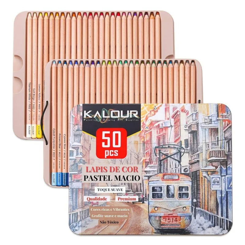 Lápis de Cor Pastel Macios Profissionais: Cores Vibrantes e Precisão Ferramentas Essenciais para Artistas: Lápis de Cor Pastel Suavidade e Detalhes Precisos em Cada Traço Transforme Suas Ideias com Lápis de Cor Profissionais Conjunto de Lápis de Cor Pastel: Versatilidade e Qualidade Lápis de cor pastel macios Conjunto de lápis de cor 50 cores Lápis de grafite 2B colorido Ferramentas de desenho para artistas Lápis de cor para detalhes precisos