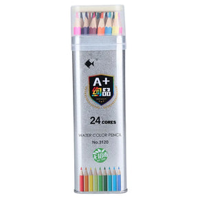 Lápis de Cor Solúvel em Água Arte com Efeito Aquarela Lápis de Cor para Aquarela Qualidade e Versatilidade em Lápis Lápis de Cor Profissionais, Lápis de cor solúvel Lápis de cor para aquarela Lápis de grafite solúvel Lápis de cor profissional Lápis de cor de alta qualidade