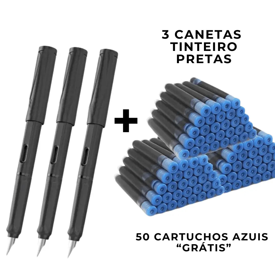 Caneta Tinteiro Multifuncional