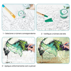 Relaxamento Terapêutico Expressão Através da Arte Pintura por Números Descomplicada Habilidades Motoras Aprimoradas Momento Relaxante Diário Pintura Terapêutica por Números Relaxamento Diário Expressão Artística Habilidades Motoras Arte Terapêutica